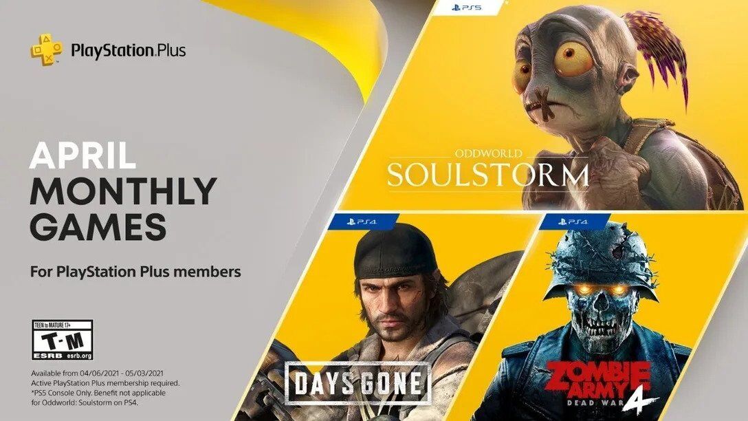 Ps Plus April 2021